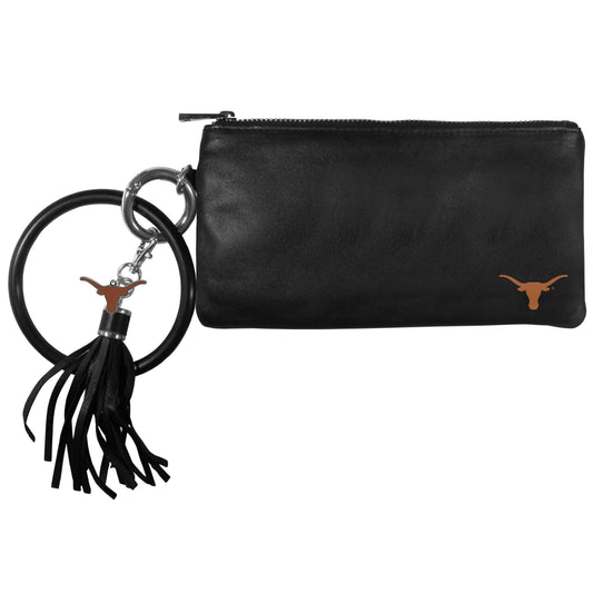 Cartera con pulsera de cuero para mujer de Texas Longhorns