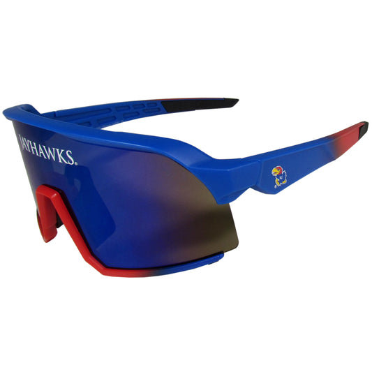 Kansas Jayhawks Navigator Shield Sunglasses