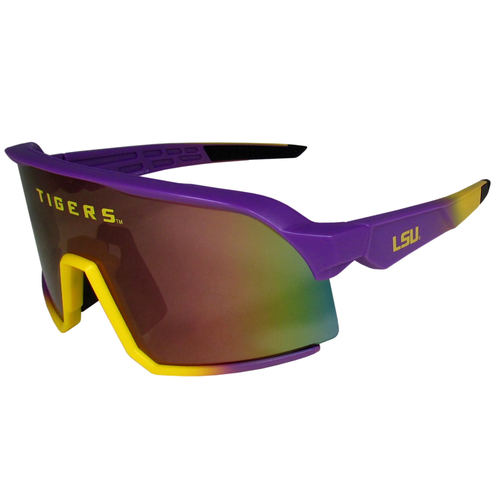 LSU Tigers Navigator Shield Sunglasses - LSU Tigers