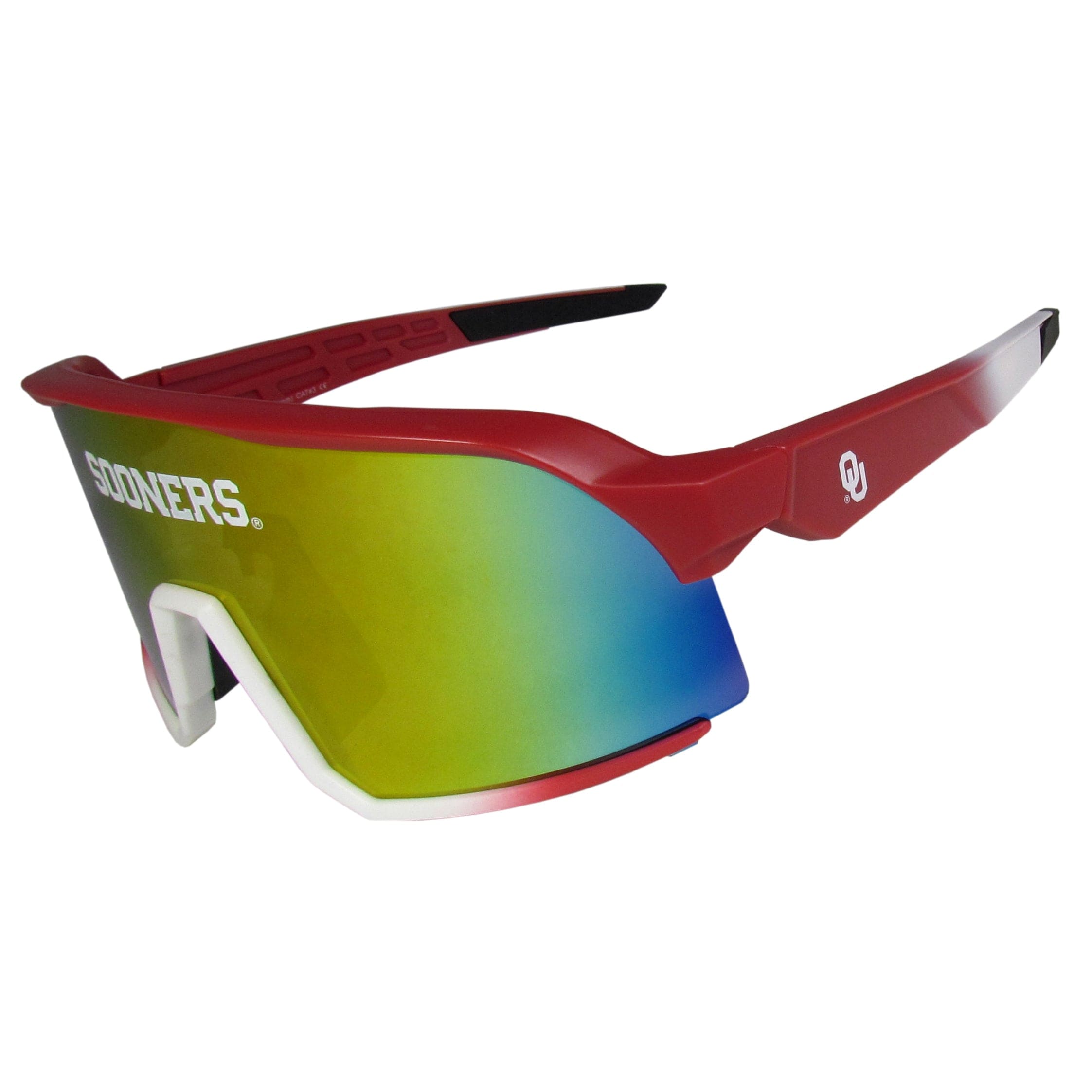 Oklahoma Sooners Navigator Shield Sunglasses - Oklahoma Sooners