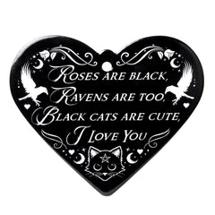 Alchemy Gothic Roses are Black Heart Trivet