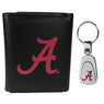 Alabama Crimson Tide Tri-fold Wallet & Steel Key Chain