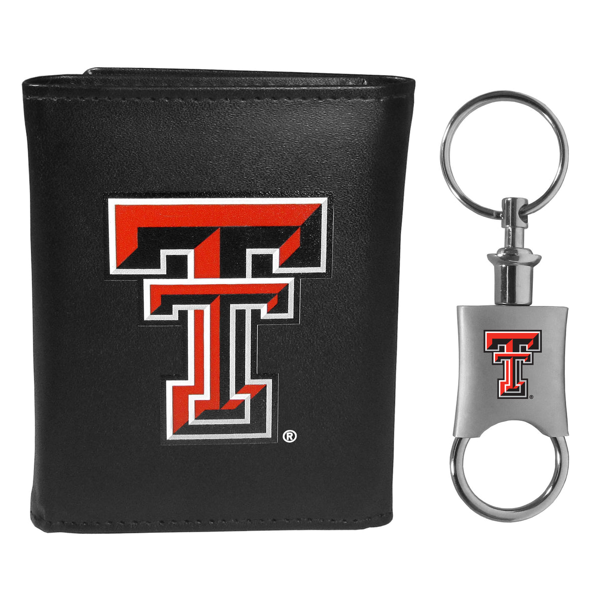 Texas Tech Raiders Tri-fold Wallet & Valet Key Chain