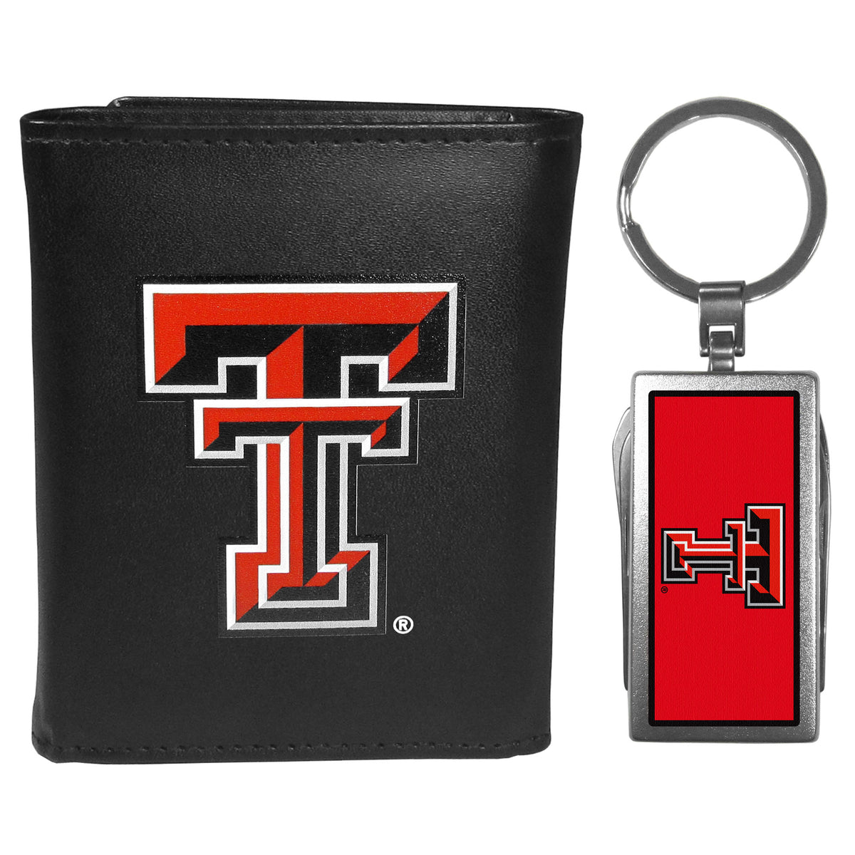 Texas Tech Raiders Tri-fold Wallet & Multitool Key Chain