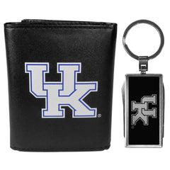 Kentucky Wildcats Tri-fold Wallet & Multitool Key Chain Black