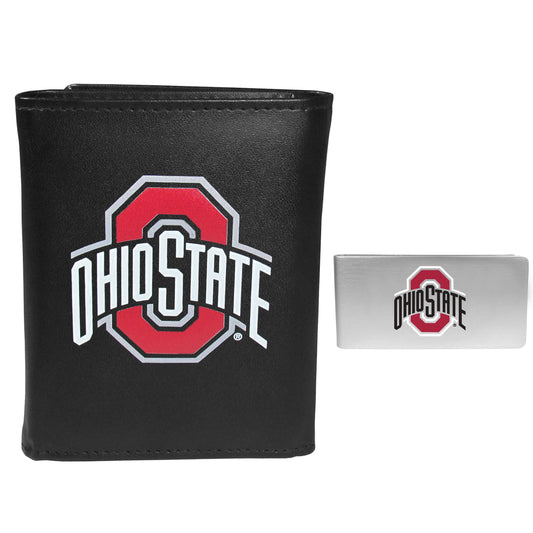 Ohio St. Buckeyes Tri-fold Wallet & Money Clip