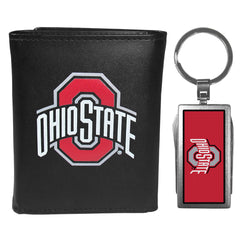 Ohio St. Buckeyes Tri-fold Wallet & Multitool Key Chain