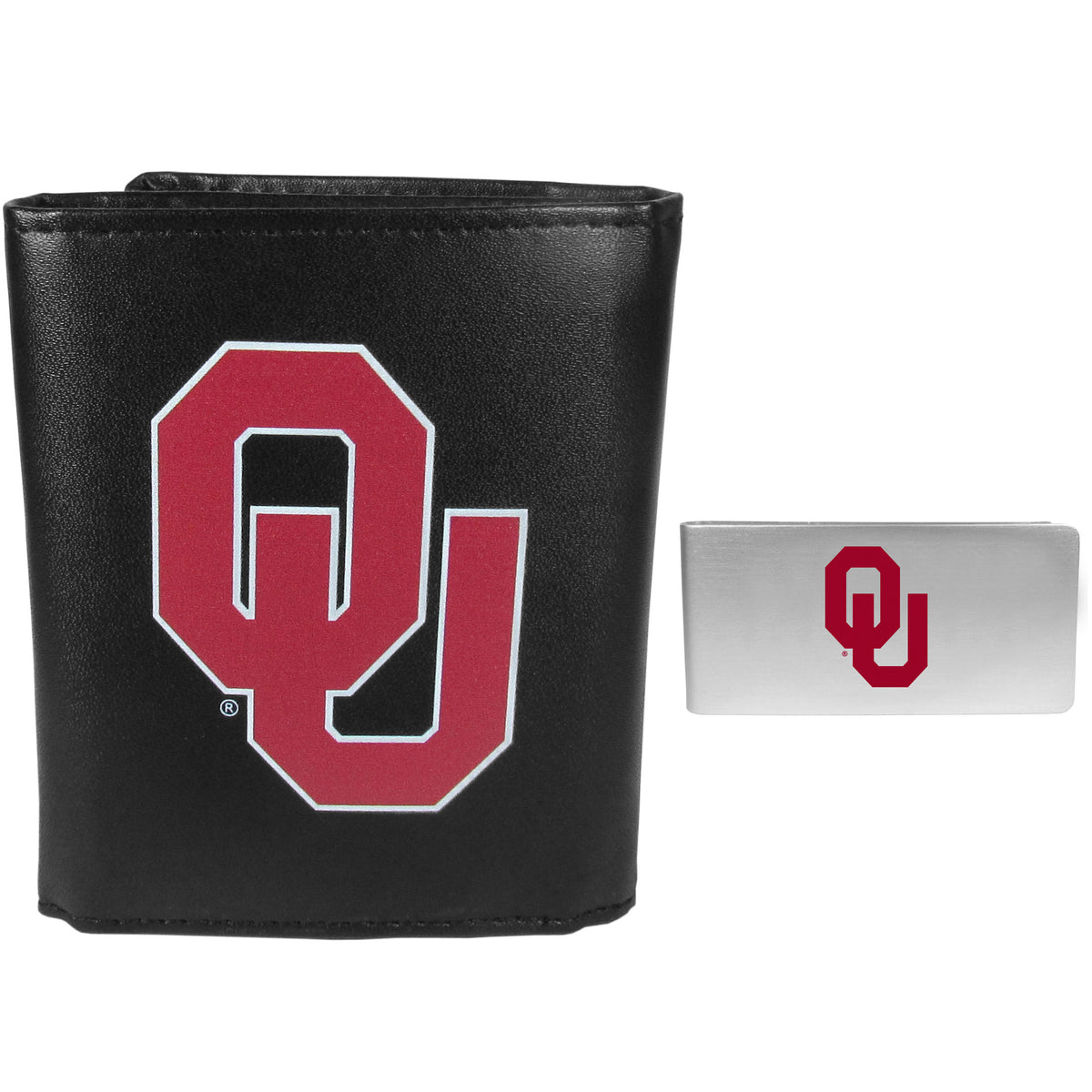 Oklahoma Sooners Tri-fold Wallet & Money Clip