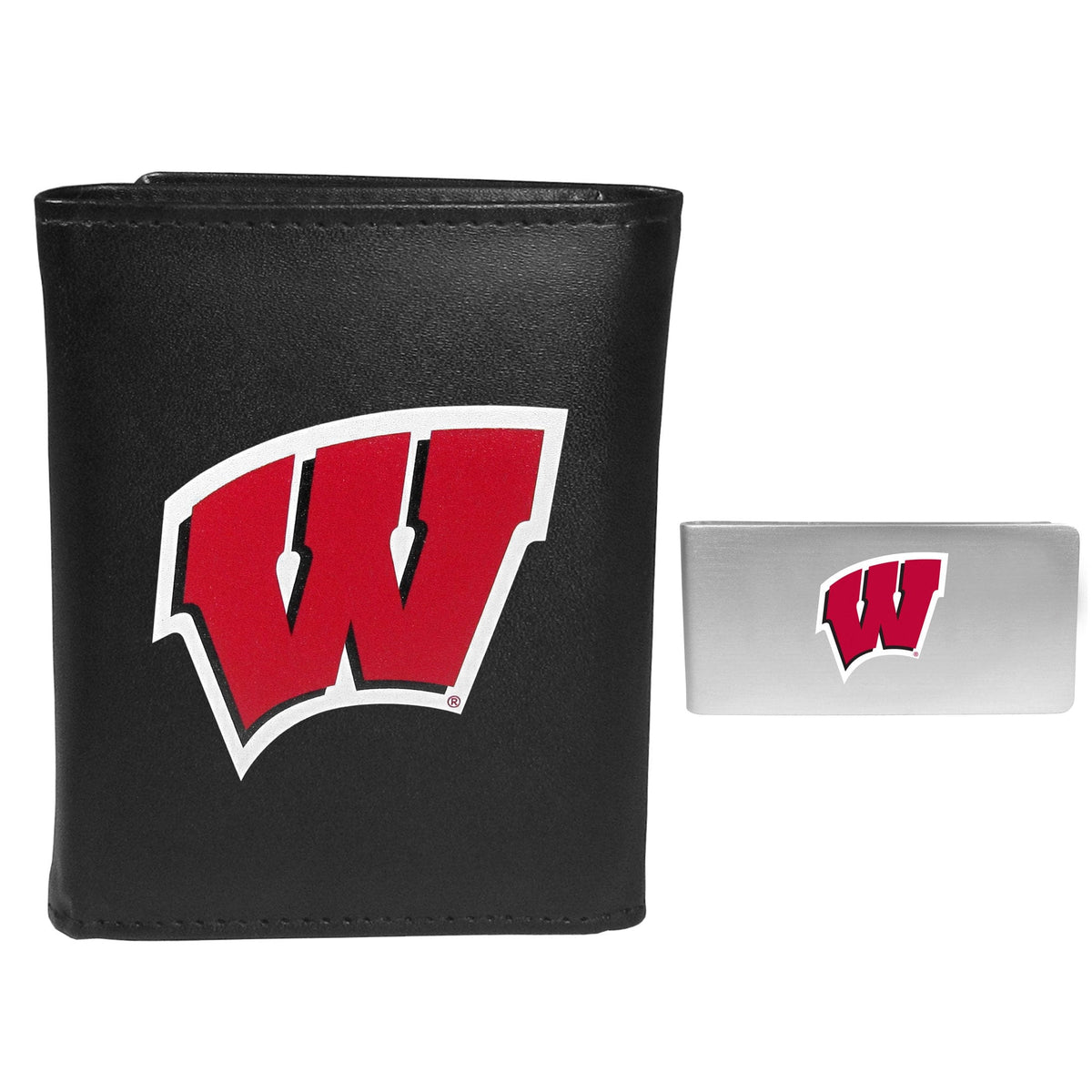 Wisconsin Badgers Tri-fold Wallet & Money Clip