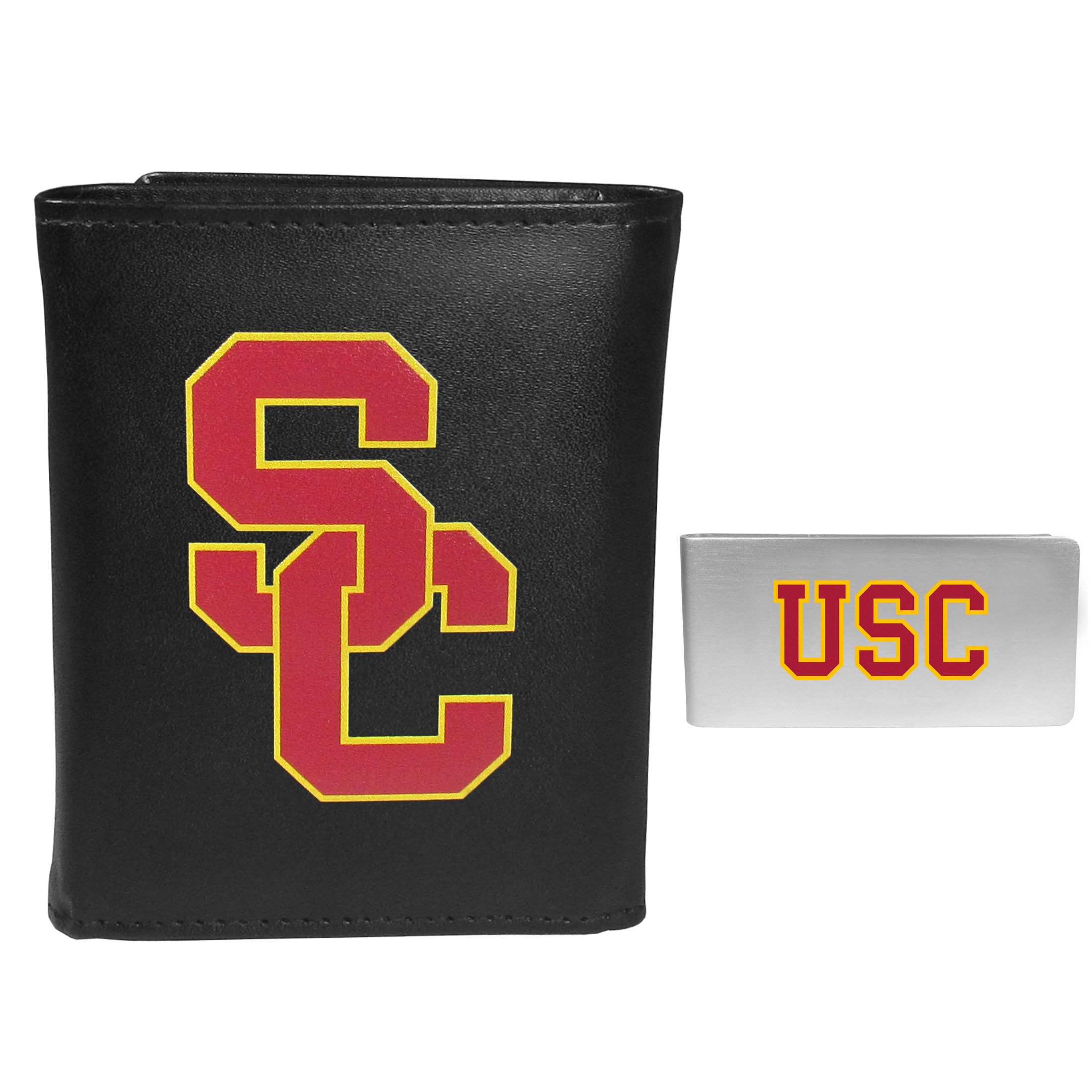 USC Trojans Tri-fold Wallet & Money Clip