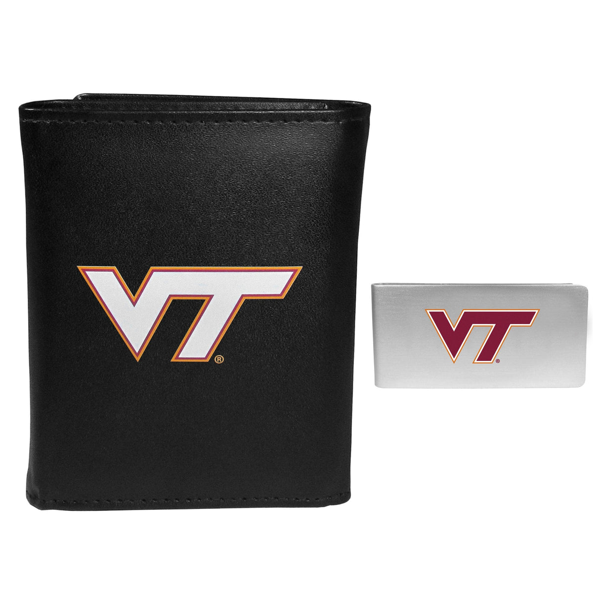 Virginia Tech Hokies Tri-fold Wallet & Money Clip