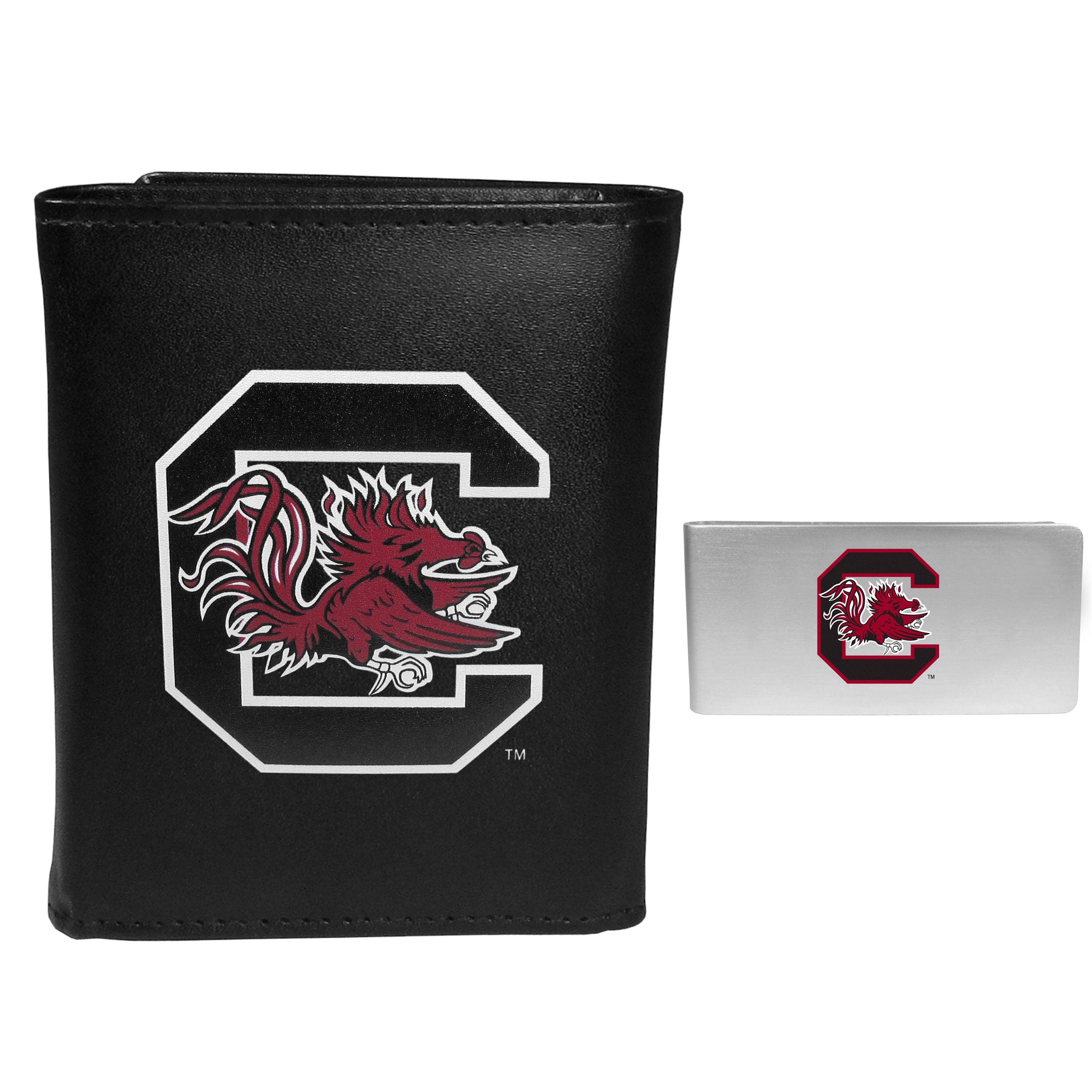 S. Carolina Gamecocks Tri-fold Wallet & Money Clip