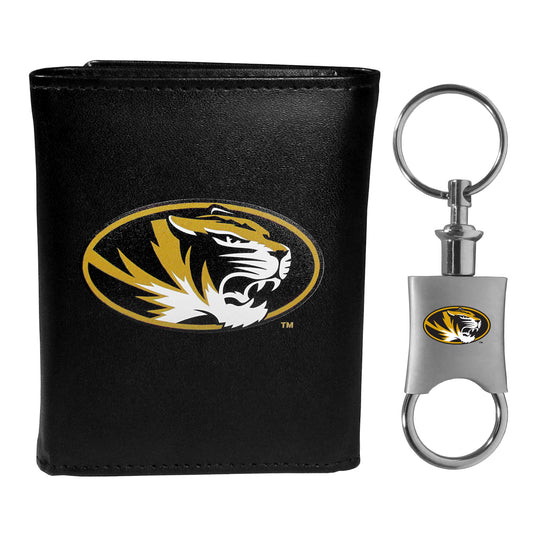 Missouri Tigers Tri-fold Wallet & Valet Key Chain