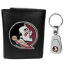 Florida St. Seminoles Tri-fold Wallet & Steel Key Chain