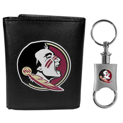 Florida St. Seminoles Tri-fold Wallet & Valet Key Chain