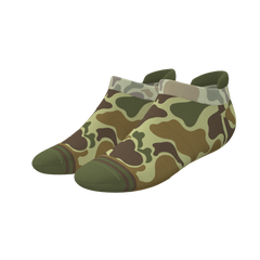 The Chameleon | Duck Camouflage Heel Hammock™ Ankle Socks