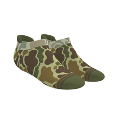 The Chameleon | Duck Camouflage Heel Hammock™ Ankle Socks