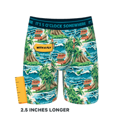 The Changes In Latitudes | Shinesty x Margaritaville Long Leg Ball Hammock® Pouch Underwear With Fly