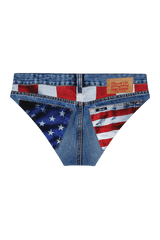 The Chattahoochee Daddy | USA Denim Print Ball Hammock® Pouch Swim Briefs