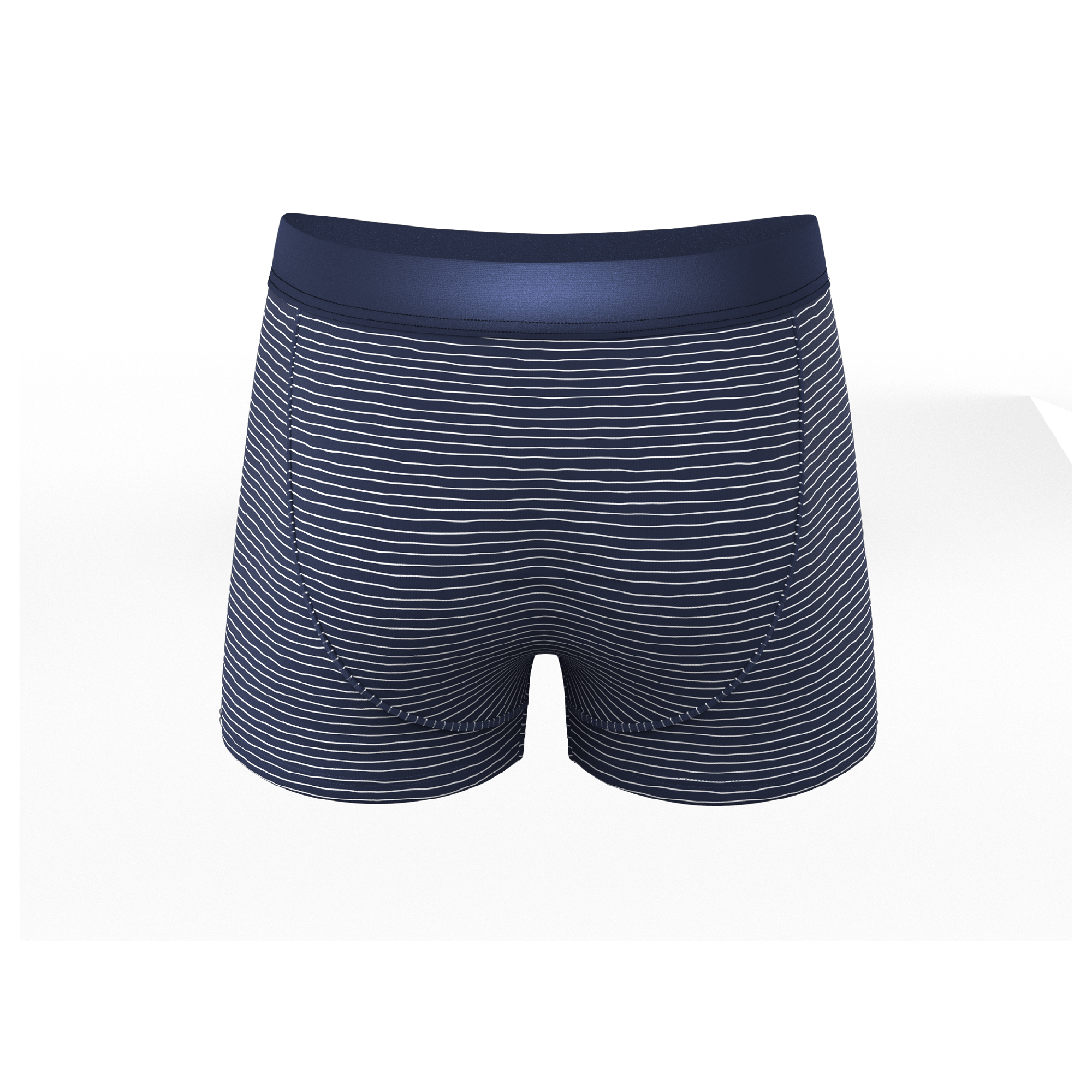 The Cheek Streak | White Stripe Ball Hammock® Pouch Trunks Underwear - Shinesty