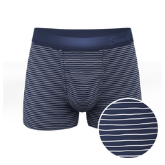 The Cheek Streak | White Stripe Ball Hammock® Pouch Trunks Underwear - Shinesty