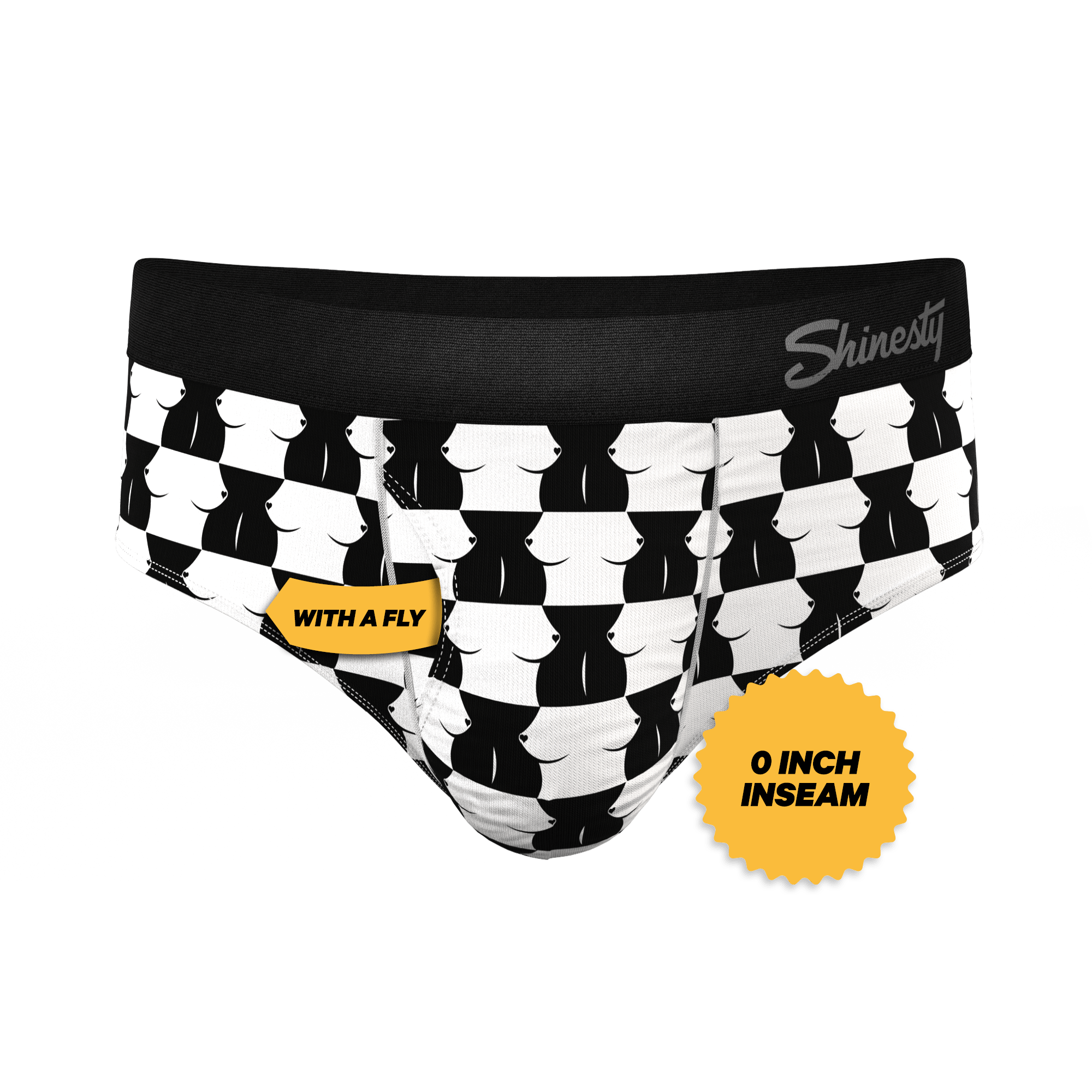 The Chest Mate | Checkered Ball Hammock® Pouch Underwear Briefs - Shinesty