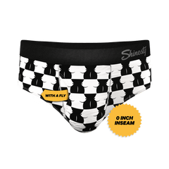 The Chest Mate | Checkered Ball Hammock® Pouch Underwear Briefs - Shinesty