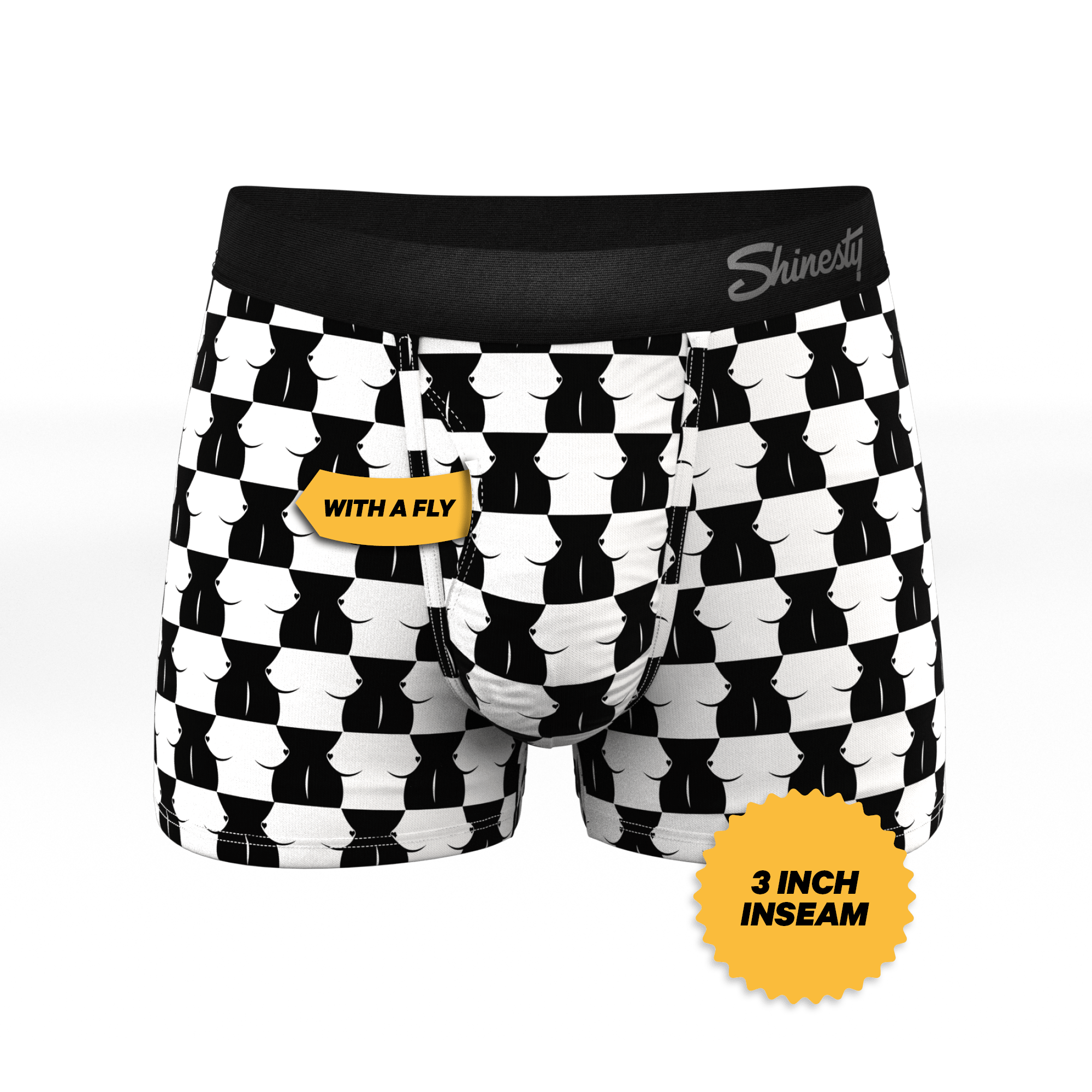 The Chest Mate | Checkered Ball Hammock® Pouch Trunks Underwear - Shinesty