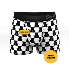 The Chest Mate | Checkered Ball Hammock® Pouch Trunks Underwear - Shinesty