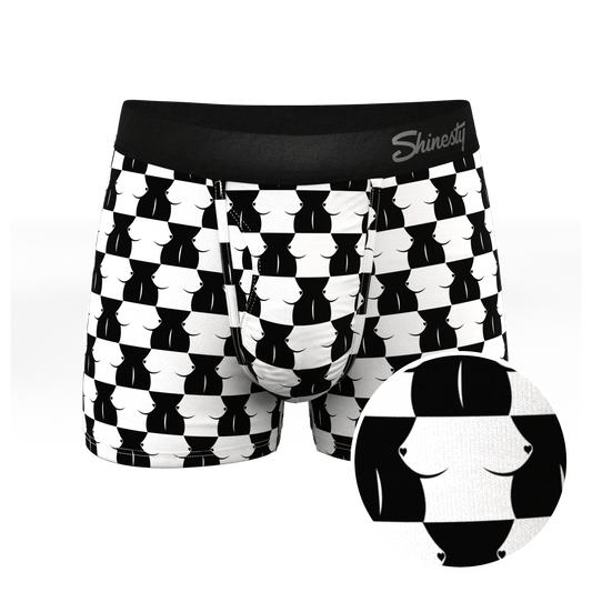 The Chest Mate | Checkered Ball Hammock® Pouch Trunks Underwear - Shinesty