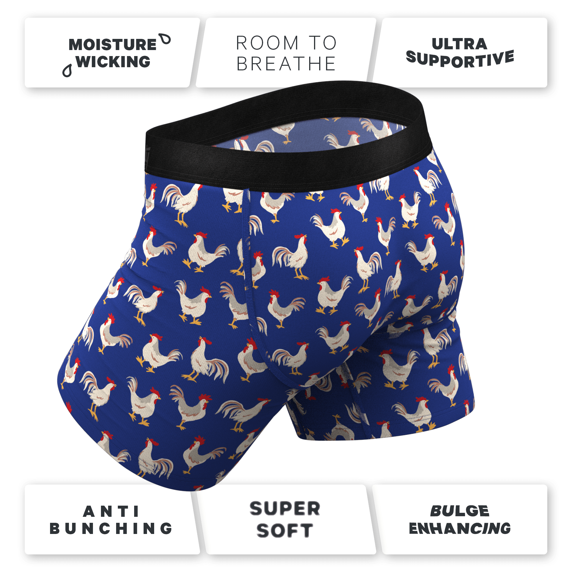 The Chicken Came First | Rooster Ball Hammock® Pouch Underwear - Shinesty