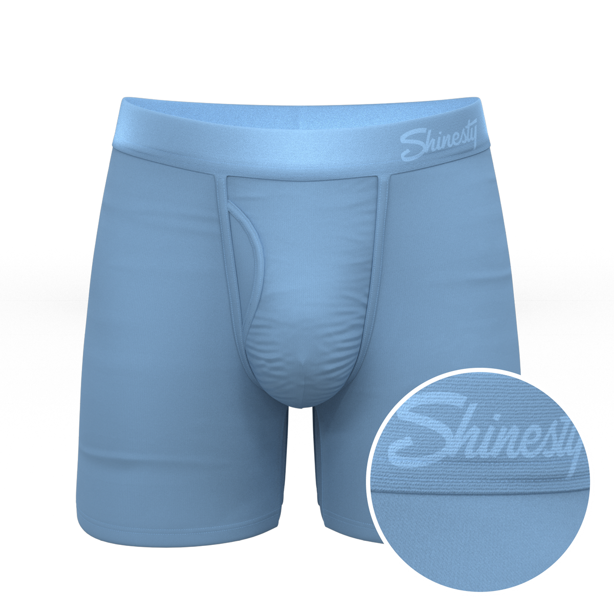 The Clear Skies | Light Blue Tonal Ball Hammock® Pouch Underwear With Fly