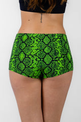 The Queen Cobra | Snakeskin Modal Boyshort Underwear