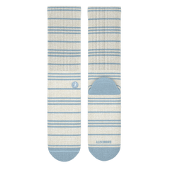 The College Ruled | Stripe Heel Hammock™ Crew Socks