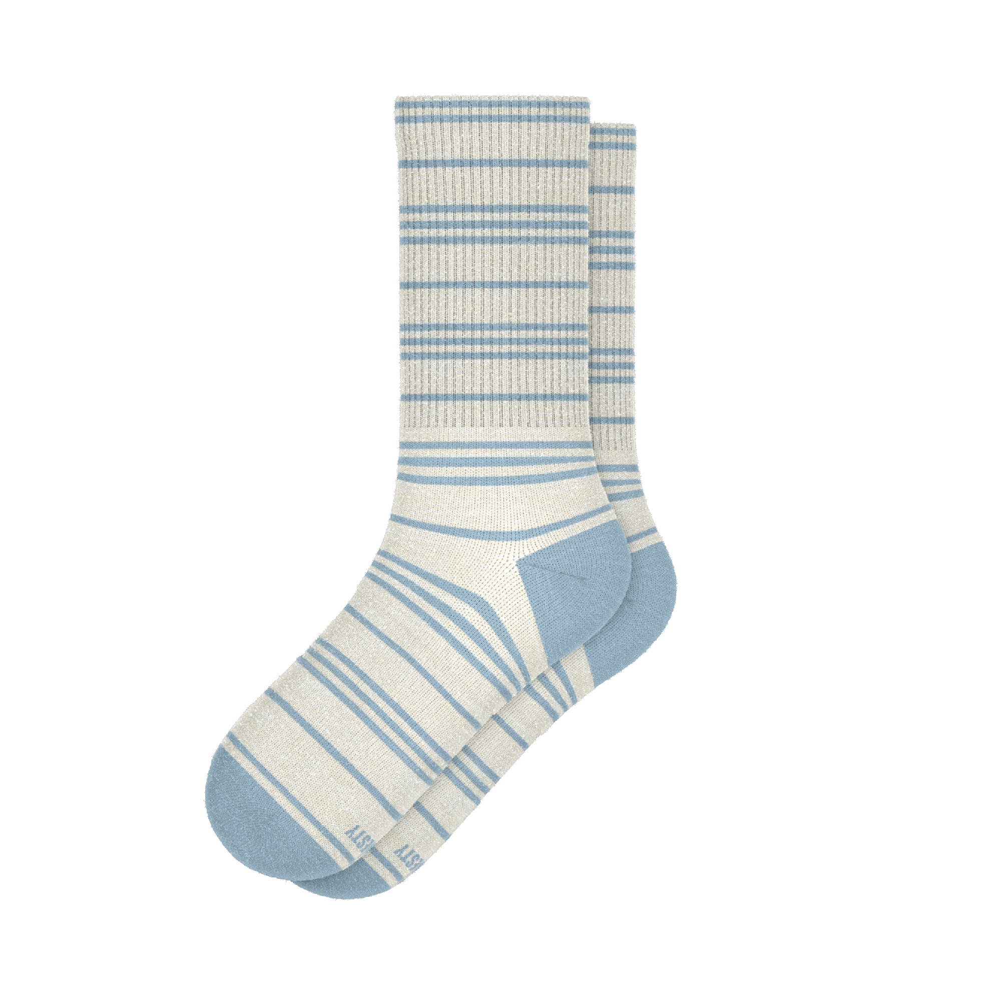 The College Ruled | Stripe Heel Hammock™ Crew Socks