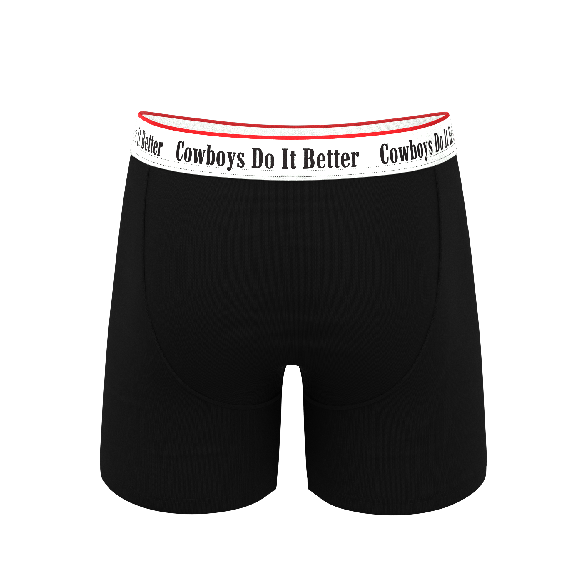 The Cowboys Do It Better | Black Shinesty x Diamond Cross Ranch Ball Hammock® Pouch Underwear With Fly - Shinesty