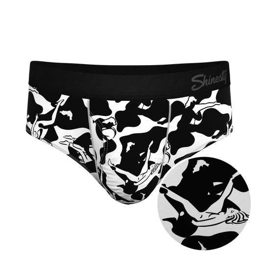 The Cowmasutra | Naughty Abstract Ball Hammock® Pouch Underwear Briefs