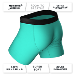 The Cyantific Theory | Turquoise Ball Hammock® Pouch Underwear