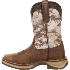 Lil' Rebel™ by Durango Big Kids Desert Camo Western Boot