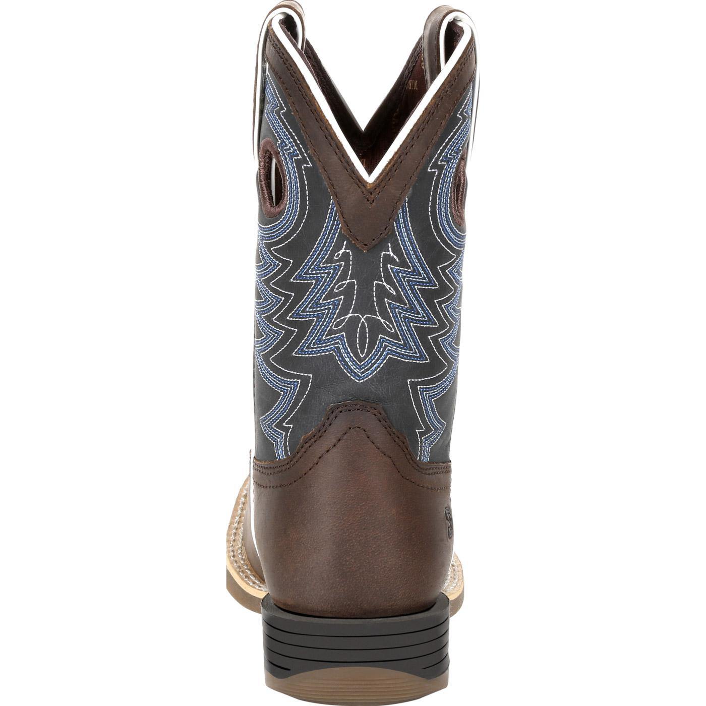 Durango Lil' Rebel Pro™ Big Kid's Blue Western Boot