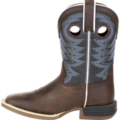 Durango Lil' Rebel Pro™ Big Kid's Blue Western Boot