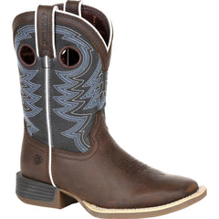 Durango Lil' Rebel Pro™ Big Kid's Blue Western Boot