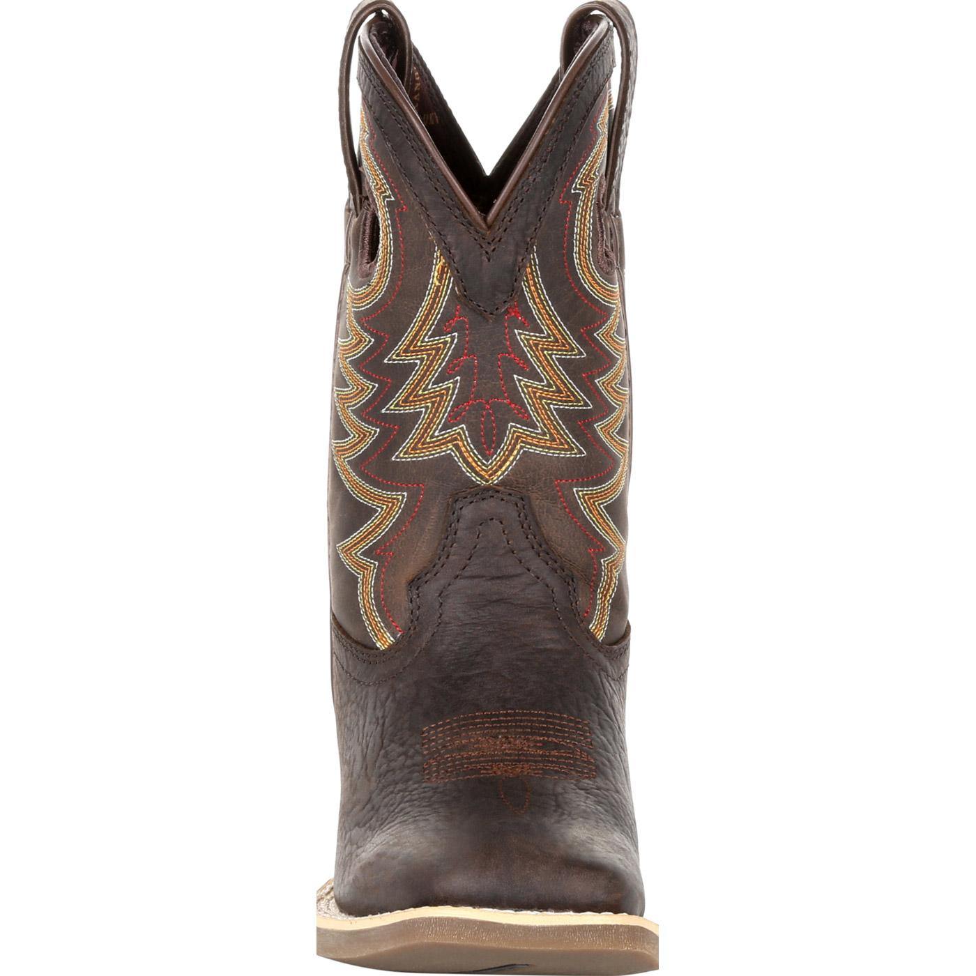 Durango Lil' Rebel Pro™ Big Kid's Brown Western Boot