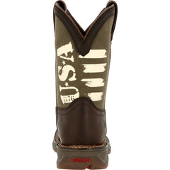 Lil' Rebel™ by Durango Little Kids' Army Western Boot