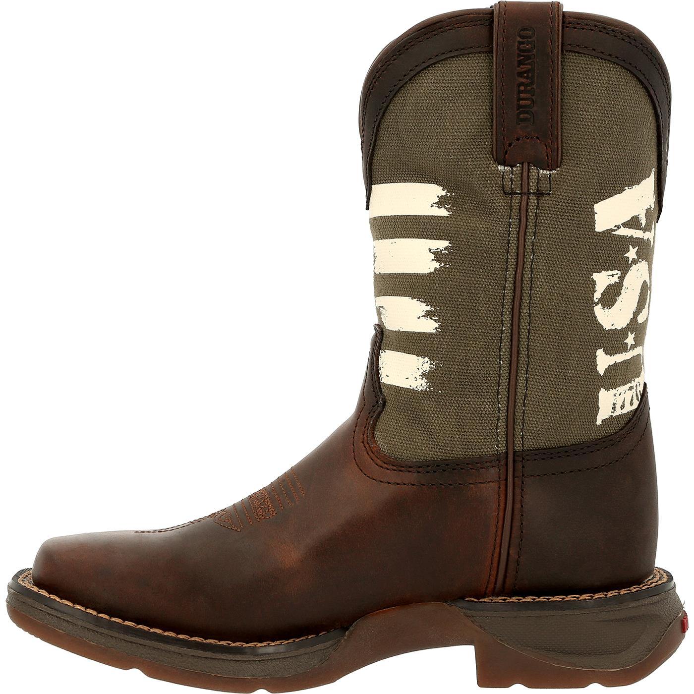 Lil' Rebel™ by Durango Little Kids' Army Western Boot