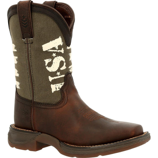 Lil' Rebel™ by Durango Little Kids' Army Western Boot