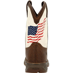 Lil' Rebel™ by Durango Little Kids Distressed Flag Western Boot