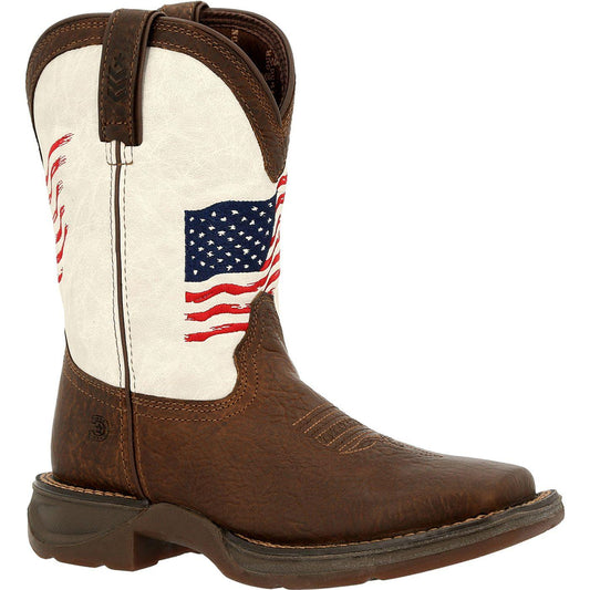 Lil' Rebel™ by Durango Little Kids Distressed Flag Western Boot