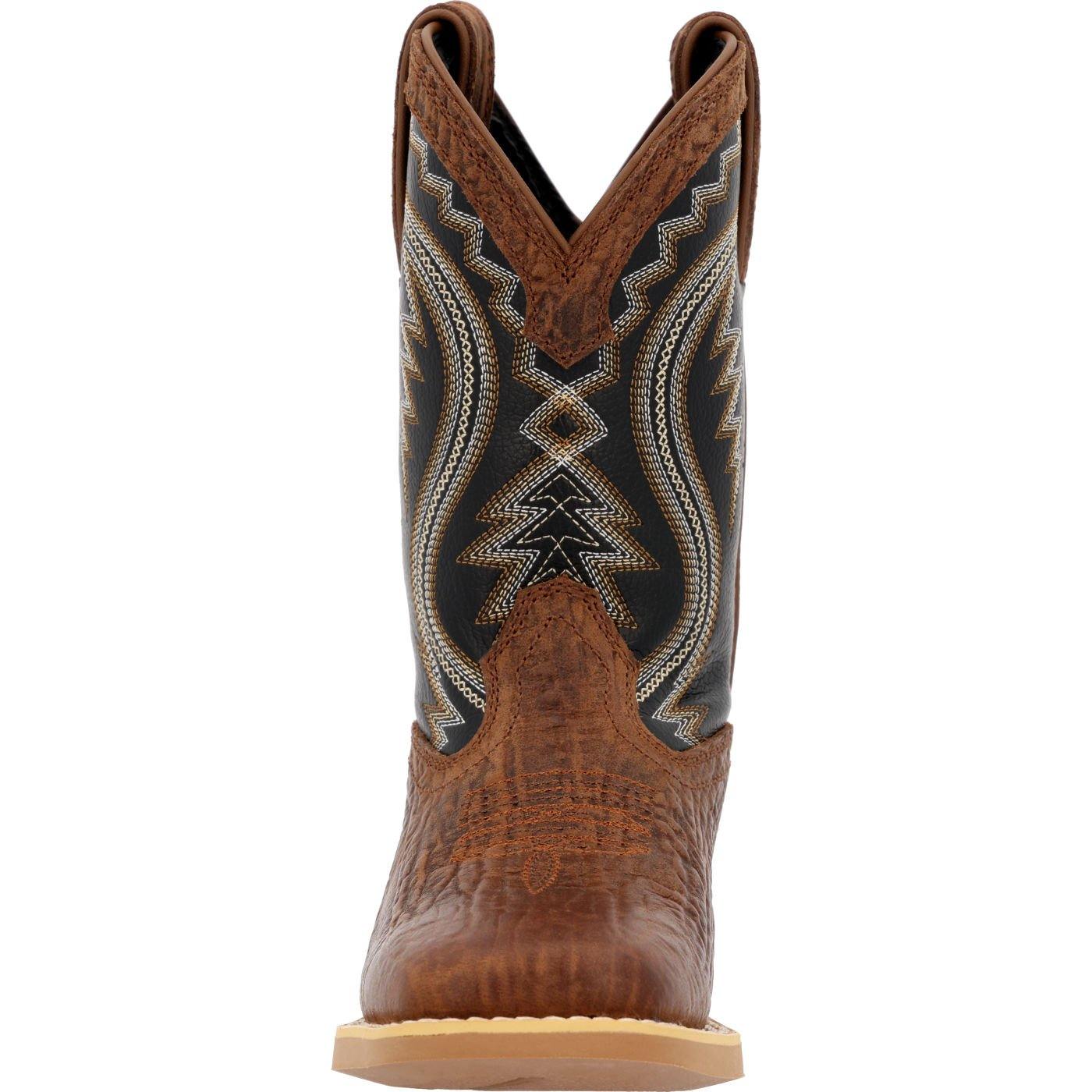 Durango Lil' Rebel Pro™ Little Kid's Acorn/Black Onyx Western Boots