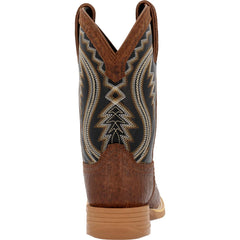 Durango Lil' Rebel Pro Big Kids’ Acorn Black Onyx Western Boot